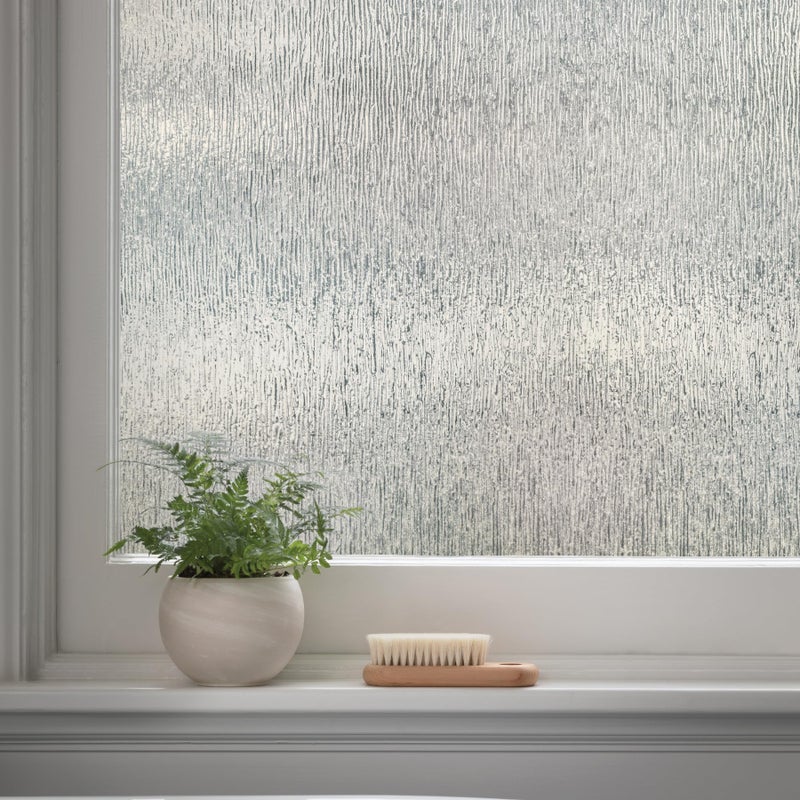 Artscape Rain 36 x 72 Inch Window Film, Made in USA â€“ Provides Decorative Privacy, Non-Adhesive, Textured Glass Pattern, UV Protection, Easy to Apply and Removable - Image 1