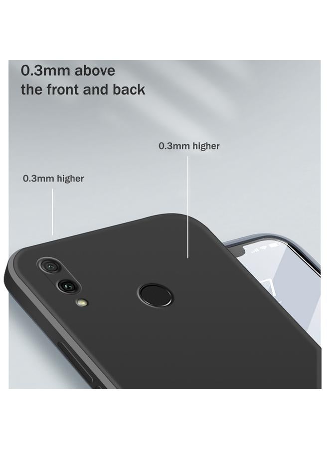 S-TOP Case For Huawei Enjoy 9 Plus Solid Color Imitation Liquid Silicone Straight Edge Dropproof Full Coverage Protective Case - Image 4