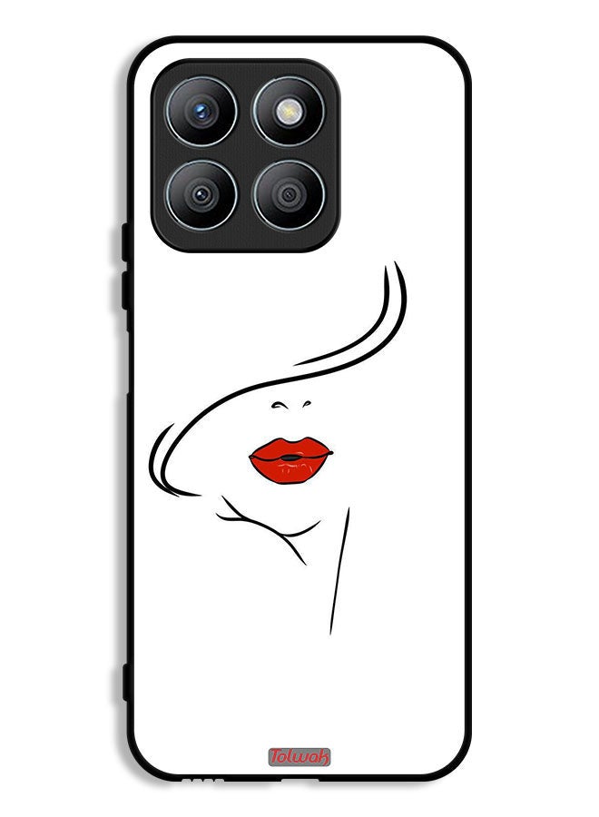 Tolwak Honor X8b Protective Case Cover Girl Face Art - Image 1