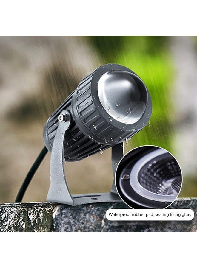 Glowave Outdoor Modern Aluminium Spot Focus High Beam Upto 10 Meters Building Highlighting Light, IP65 Waterproof with Adjustable Head (Warm White) - Image 4