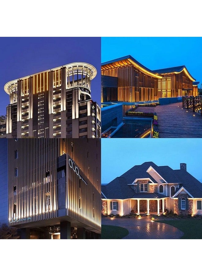 Glowave Outdoor Modern Aluminium Spot Focus High Beam Upto 10 Meters Building Highlighting Light, IP65 Waterproof with Adjustable Head (Warm White) - Image 3