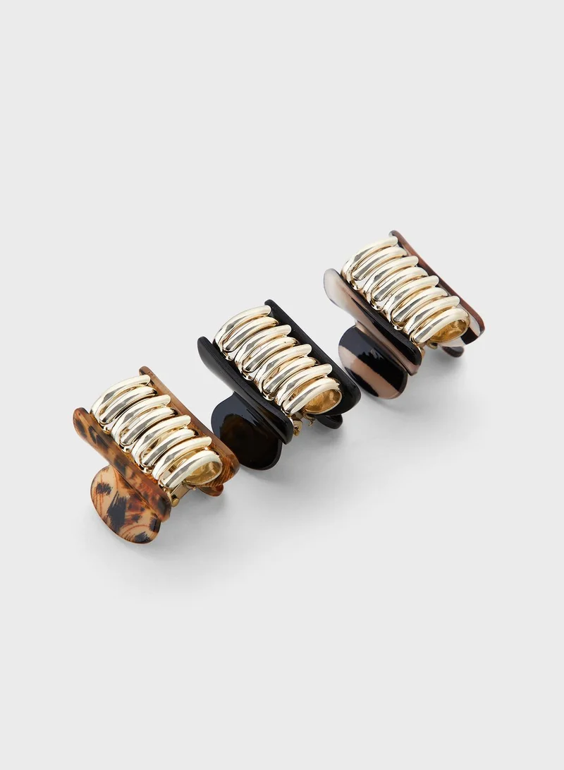 NEW LOOK 3 Pack Hair Clip