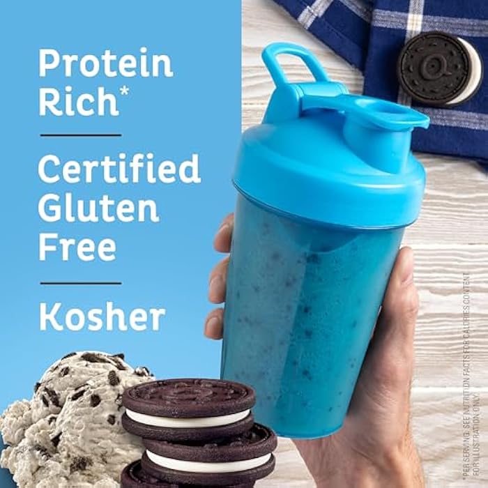 Quest Nutrition Cookies & Cream Protein Powder, 20g Protein, 1g Sugar, Low Carb, Gluten Free, 1.6 Pound, 24 Servings - Image 3