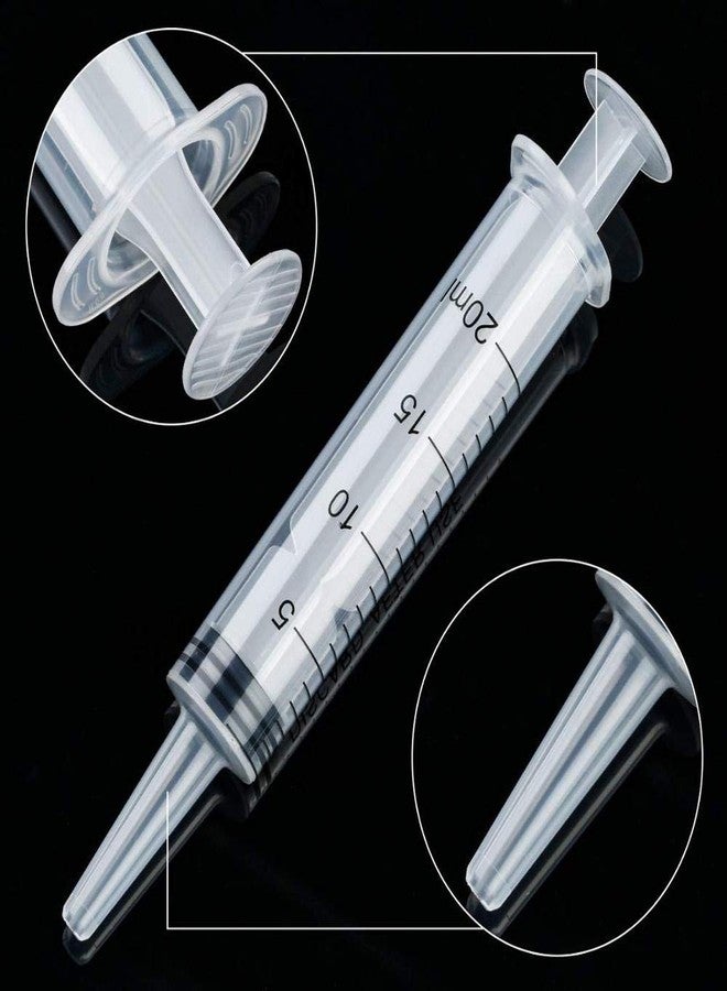 AKIRO 20Pcs Empty Refillable 10ml Mini Clear Lip Gloss Balm Cosmetic Containers With Syringe for DIY Lip Gloss - Image 2