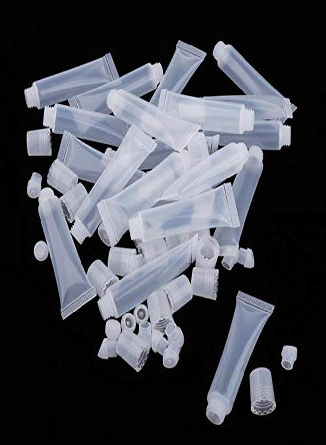 AKIRO 20Pcs Empty Refillable 10ml Mini Clear Lip Gloss Balm Cosmetic Containers With Syringe for DIY Lip Gloss - Image 5
