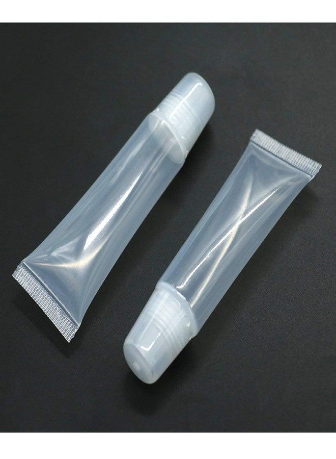 AKIRO 20Pcs Empty Refillable 10ml Mini Clear Lip Gloss Balm Cosmetic Containers With Syringe for DIY Lip Gloss - Image 4