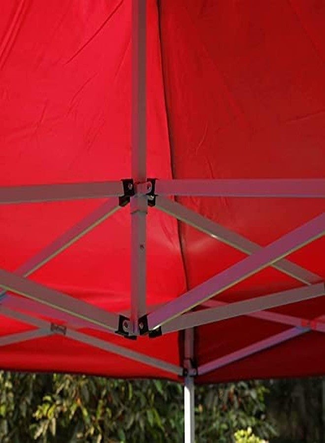 NILAND Gazebo Tent Top Only 10 ft x 10 ft - Durable and Versatile Canopy Replacement for Outdoor Events (Only Gazebo top Fabric)(Without Frame) (Red) - Image 3