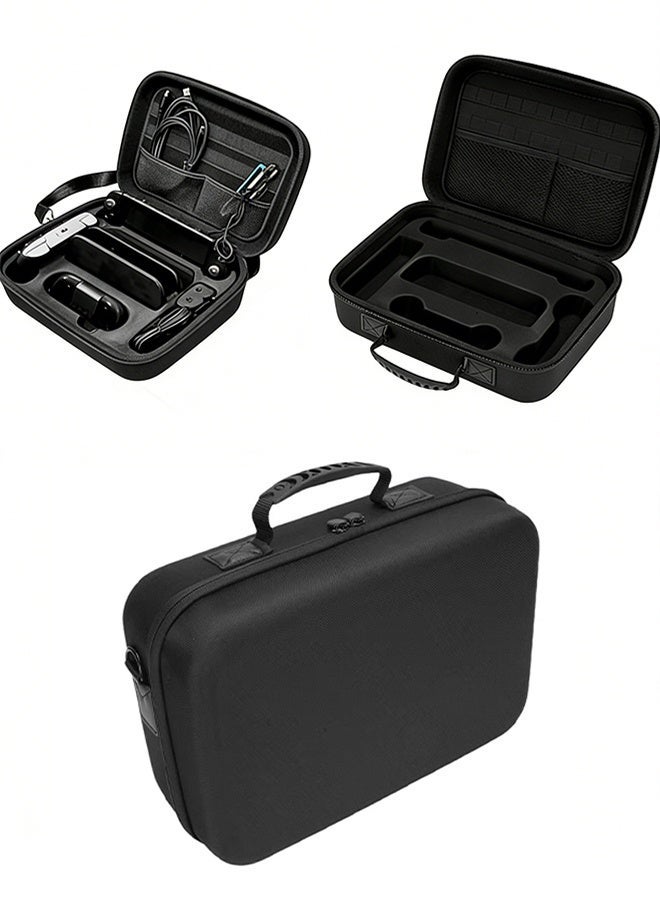 تاختيلا حقيبة محمولة لجهاز بلاي ستيشن 5 سليم، حقيبة صلبة واقية للسفر لجهاز بلاي ستيشن 5 سليم، تدعم الأقراص/النسخ الرقمية، لون أسود - Image 1