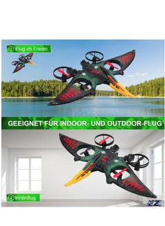 ELTRAZONE RC Aeroplane 2.4GHz Remote Control L0713 Quadcopter – Floating Fighter Aircraft RTF for Beginners, Kids & Adults, USB Charging, Green – Easy to Fly, Durable & Fun – Perfect Outdoor Toy for Family Entertainment, Gifts & Adventures  - Image 2
