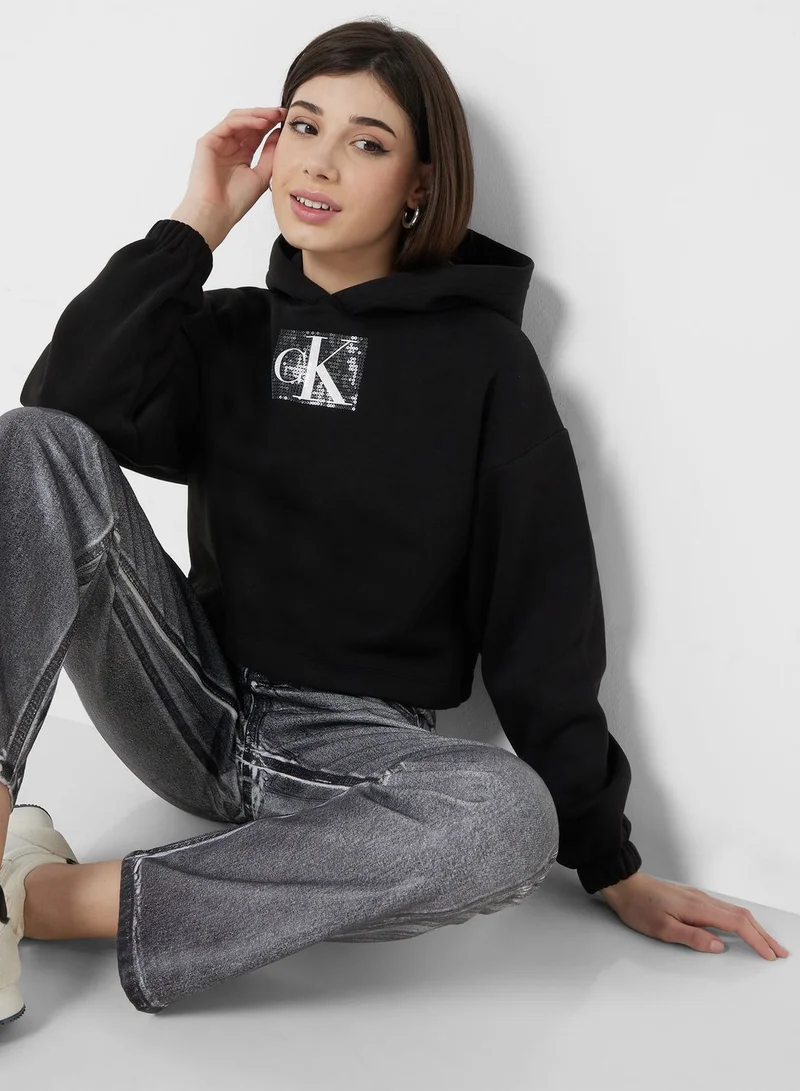 Calvin Klein Jeans Logo Printed Hoodie
