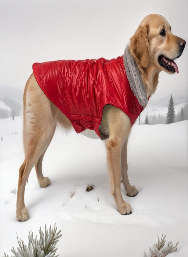 ZippyPaws Ultra Luxury Winter Jacket for Dogs - 16 Inch Size with Cozy Fur Collar (Color May Vary) - Super Warm and Stylish Canine Outerwear - Image 2