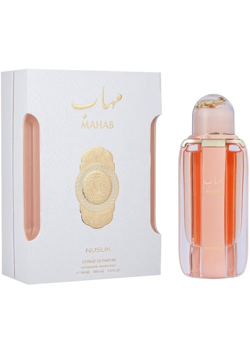 Nusuk Mahab Eau de Parfum – 100ml | Floral Fruity Woody | Unisex - Image 1