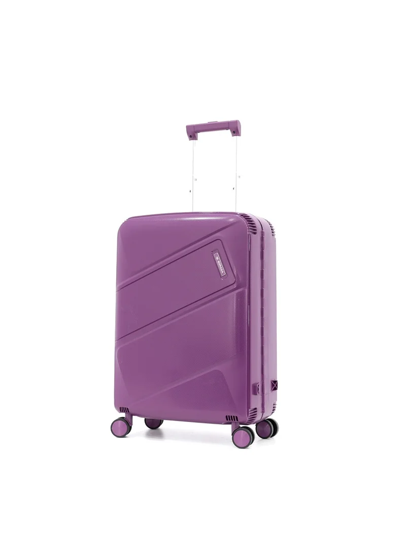 SONADA Hardshell Luggage Trolley Bag 3 Pieces Set,Purple (S-20",M-24",L-28")