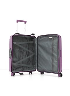 SONADA Hardshell Luggage Trolley Bag 3 Pieces Set,Purple (S-20",M-24",L-28")  - Image 3