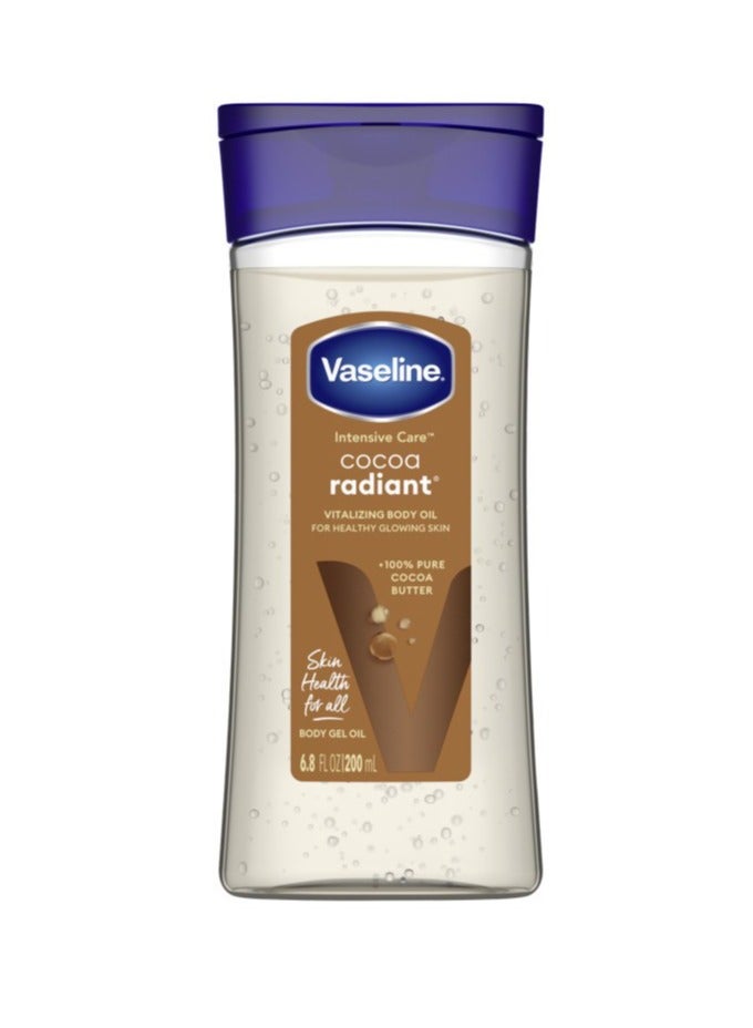 Vaseline Intensive Care Body Gel Oil, Cocoa Radiant 200ML - Image 1