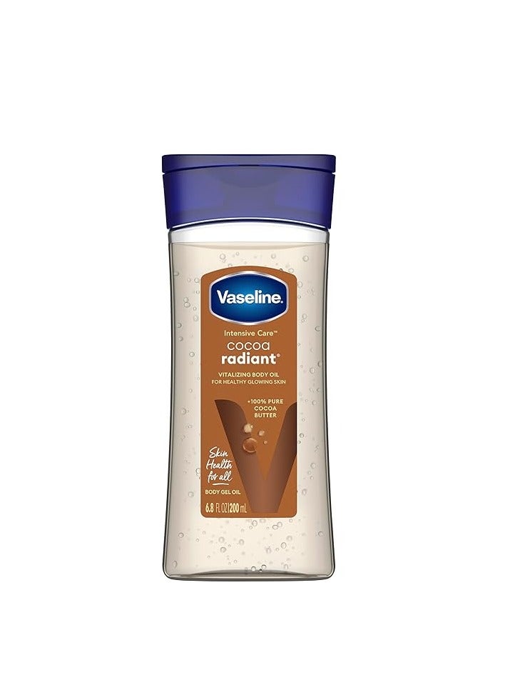 Vaseline Intensive Care Body Gel Oil, Cocoa Radiant 200ML - Image 2