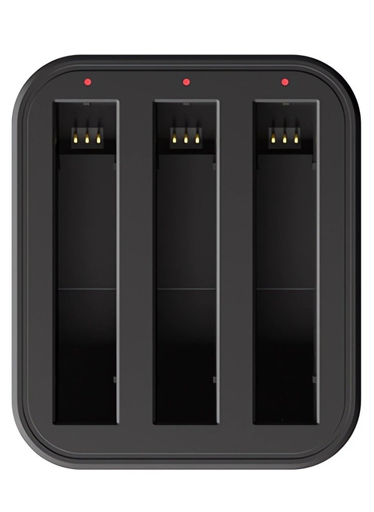 Captaintech 3-Channel Fast Battery Charger Hub for Insta360 One/X2/X3 Cameras, Includes USB Type-C Charging Cable and Accessories for Efficient Power Management.  - Image 2