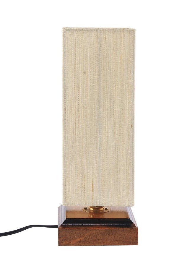 Devansh Wood Off-White Table Lamp - Image 5