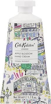 Cath Kidston كريم يد كاث كيدستون 50 مل زبدة الشيا ليدين ناعمتين ورطبتين برائحة زهر التفاح وزهر البيلسان حجم جيب وسفر هدية تجميل لها خالية من القسوة لندن مسرح - Image 1