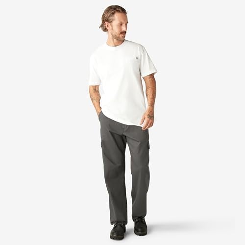 Dickies Mens Heavyweight Crew Neck Short Sleeve Tee Big-Tall T Shirt, White, XX-Large Tall US - Image 3