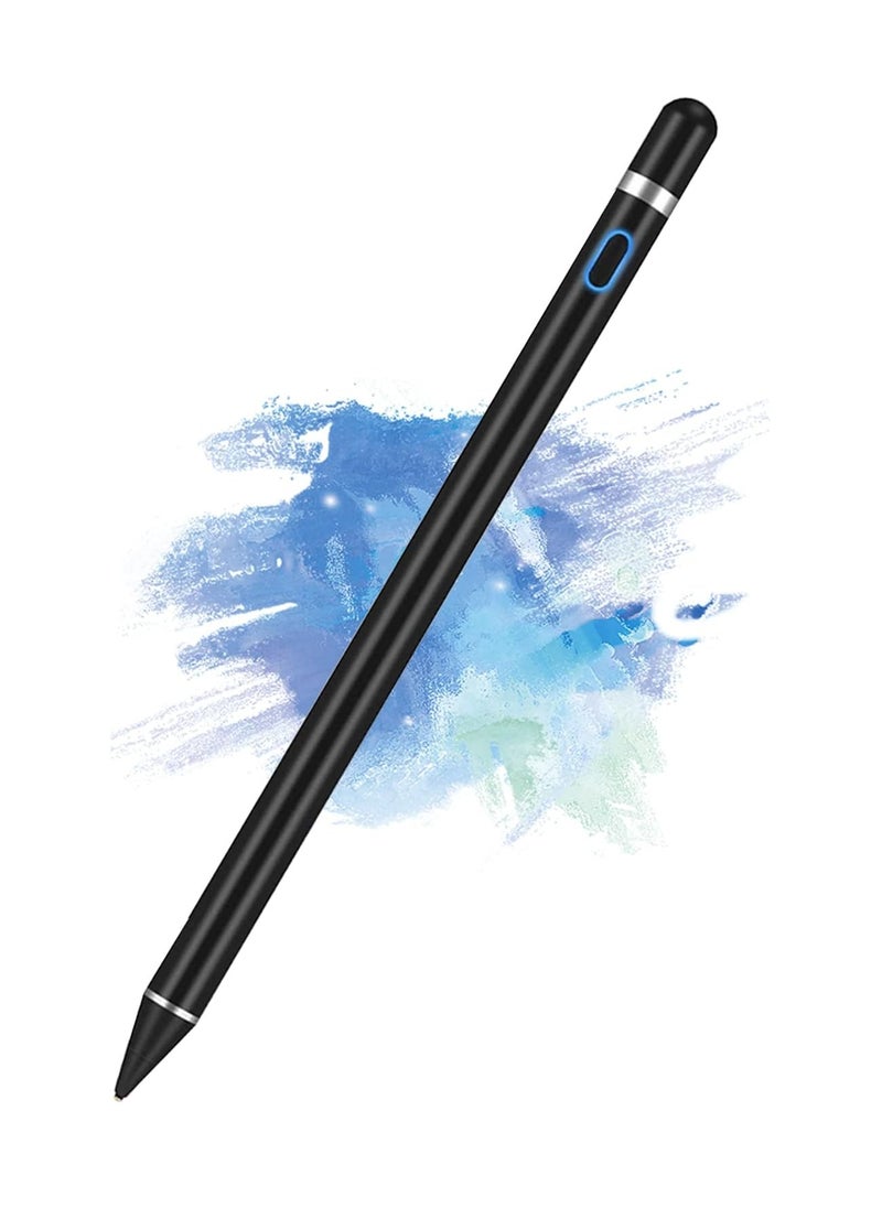 DUSALA Active Stylus Digital Pen For All iPhones, iPad, Android Tablets And Phones Black  - Image 1