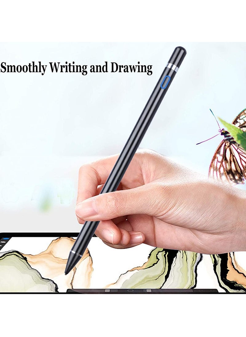 DUSALA Active Stylus Digital Pen For All iPhones, iPad, Android Tablets And Phones Black  - Image 3
