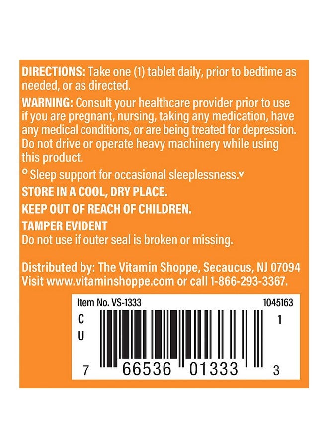 The Vitamin Shoppe Melatonin 120 Tablets by The Vitamin Shoppe - Image 4