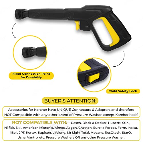 VMTC Plastic Handle Gun Compatible with Karcher K1-K7 High-Pressure Car Washer Accessory - Image 4