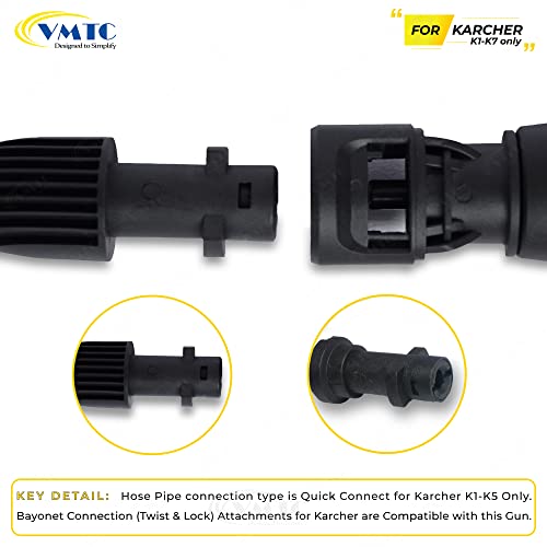 VMTC Plastic Handle Gun Compatible with Karcher K1-K7 High-Pressure Car Washer Accessory - Image 3