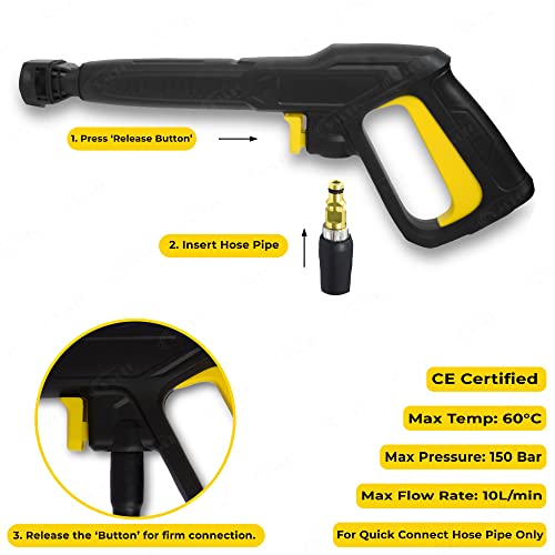 VMTC Plastic Handle Gun Compatible with Karcher K1-K7 High-Pressure Car Washer Accessory - Image 5