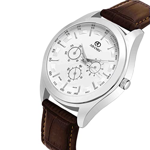 ADAMO Chronograph White Dial Men's & Boy's Watch 870SEL01 - Image 2