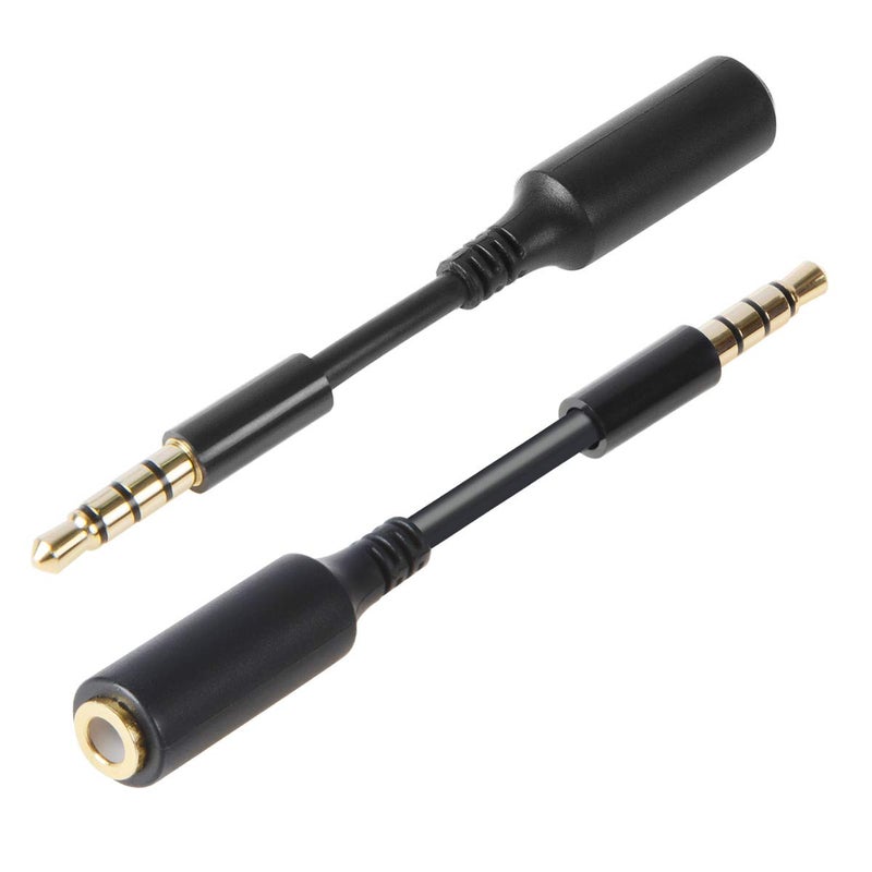 TENINYU 3-Pack AUX Headphone 3.5mm Extension Cable - Male to Female Extender Audio Auxiliary Jack Adapter Wire Cord Plug Connector for iPhone iPod iPad, Smartphone Tablet, Home Car Speaker System (3 INCH) - Image 2