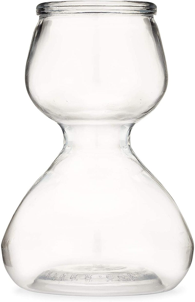 QUAFFER Double Bubble Layered PLASTIC Shot Glass – Clear Chaser Shot Glass Jigger for Smooth Tasty Shots – Fun Unique Split Shot Glasses Barware (Set of 4) - Image 5