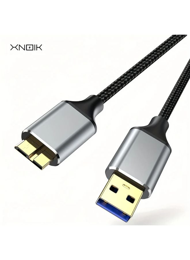 2025 Upgraded Micro B To USB C Cable 50cm High Speed 5 10W Power Delivery For PC Laptop - Image 2