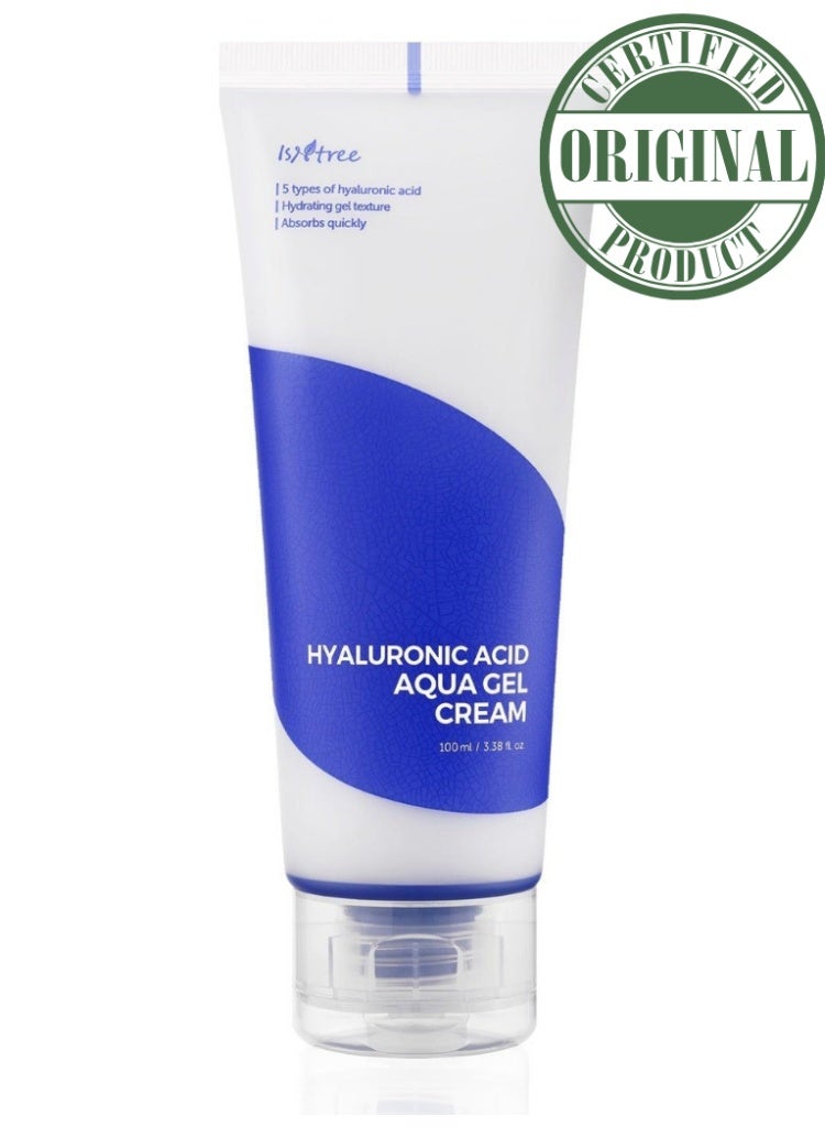 IsNtree Dehydrated Skin Rescue – ISNTREE Hyaluronic Acid Aqua Gel Cream for Intense Hydration, Skin Plumping & Long-Lasting Moisture - Image 1