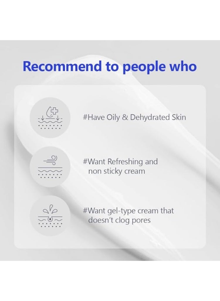 IsNtree Dehydrated Skin Rescue – ISNTREE Hyaluronic Acid Aqua Gel Cream for Intense Hydration, Skin Plumping & Long-Lasting Moisture - Image 5