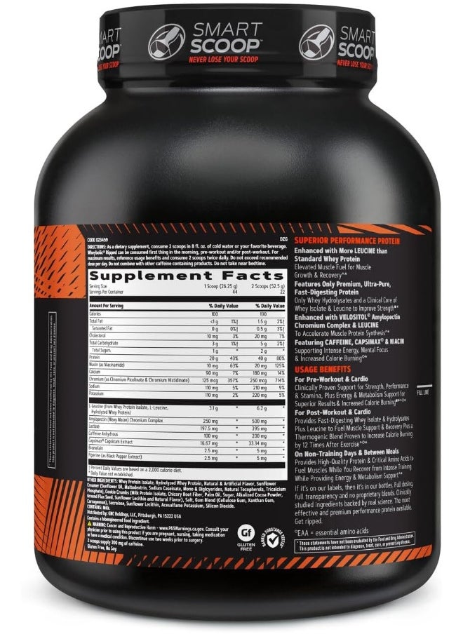 GNC AMP Wheybolic Ripped Targeted Muscle Building And Workout Support Formula  - Image 2