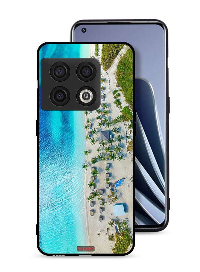 Tolwak OnePlus 10 Pro 5G Protective Case Cover Beach - Image 1