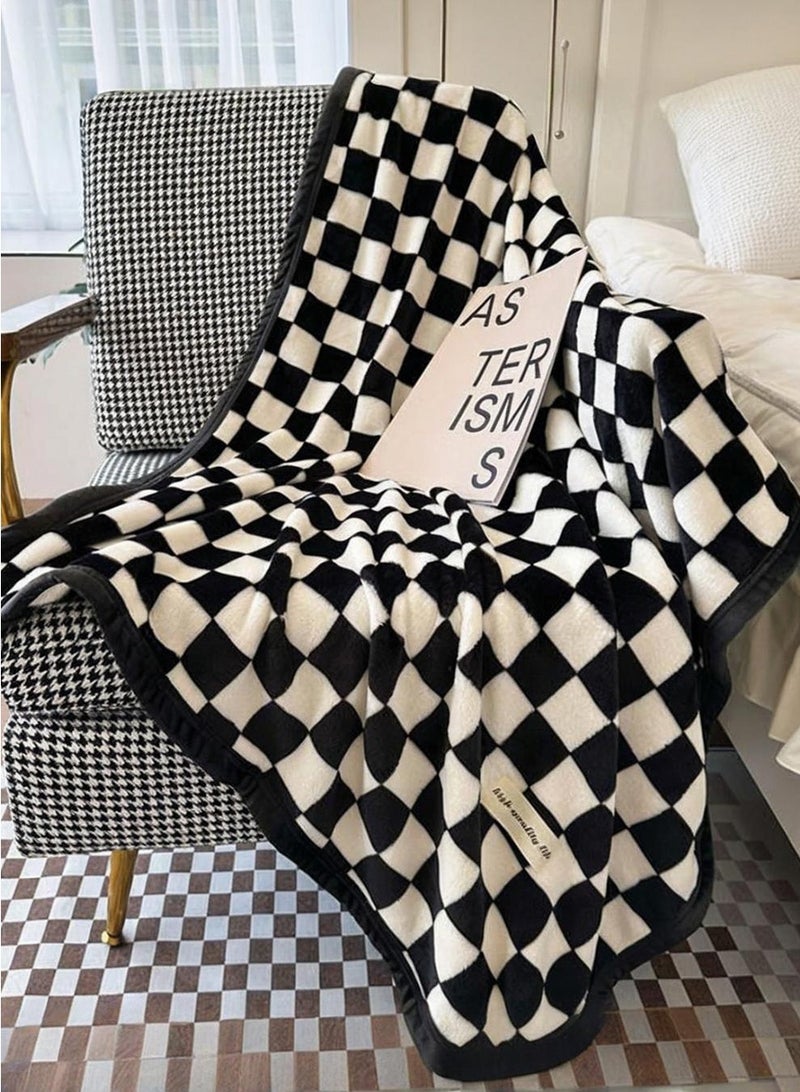 بيروي بطانية النوم موضة مكيفات الهواء، عادية فائقة الجميلة الليف الفانيل، مناسبة لجميع الفصول، تنفس، خفيفة الوزن، ودافئة، مناسبة جدا للأسرة، الأرائف، المكاتب، السفر، والأسر الصديقة للحيوانات الأليفة - Image 3