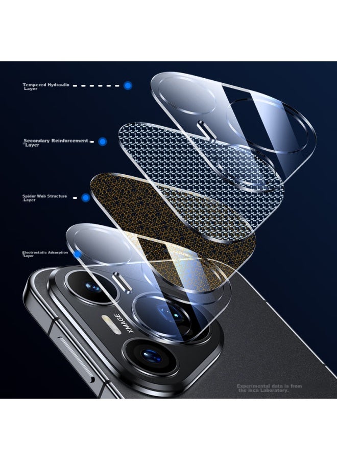 ISKA Yisika Lens Protector For Huawei Pura70, P70 Rear Camera Protective Film, High-definition Full Coverage Tempered Glass Anti-scratch Wear-resistant Jm972 - Image 2