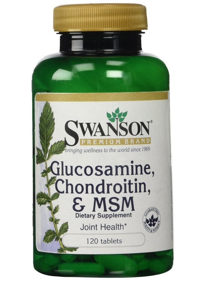 SWANSON Glucosamine, Chondroitin & Msm 120 Tabs - Image 1