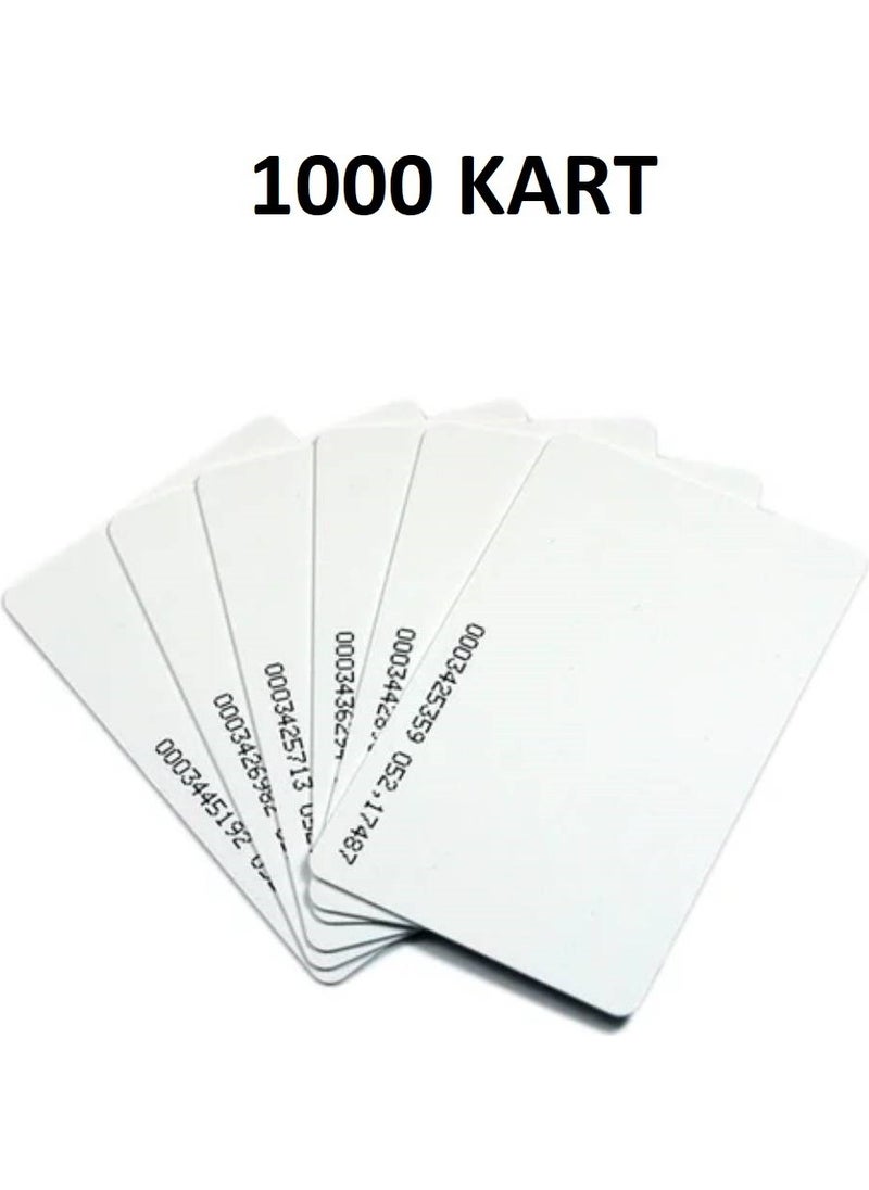 Electrima - x 1000 Pieces 125 Khz Pro x imity Card Show Late Smart Magnetic Card - Image 1
