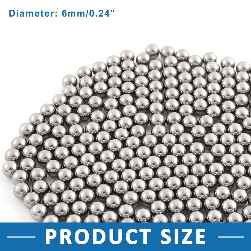 A ABSOPRO Bicycle Wheel Balls Bearing 6mm Dia Bearing Steel Balls (Set of 300) - Image 3
