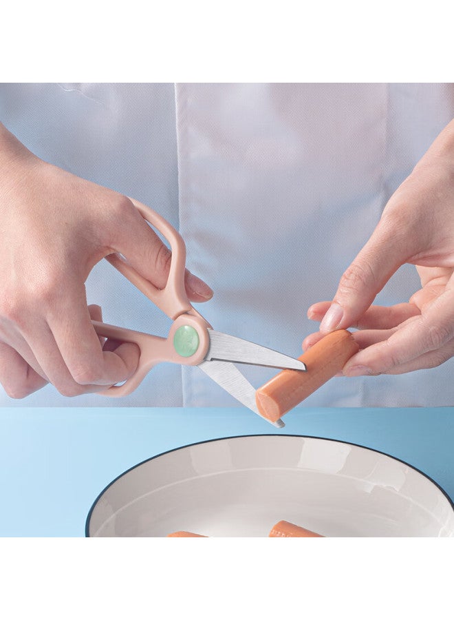 Cookss Baby Food Scissors Children's Manual Stainless Steel Food Scissors Grinder Baby Food Tool Fresh Green + Box - Image 5