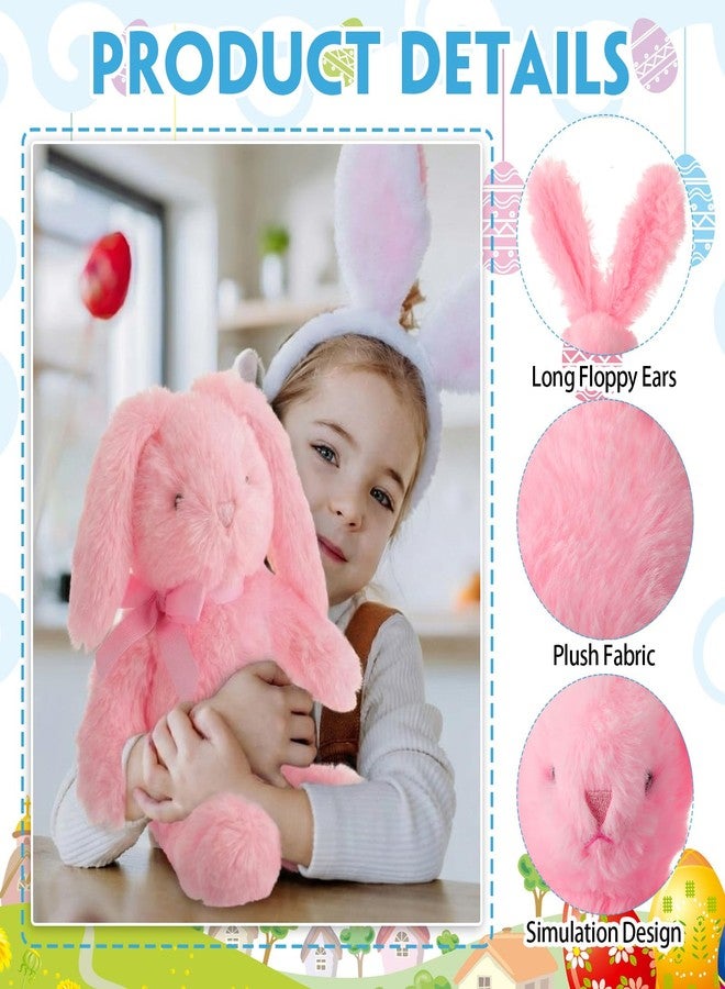 Arrowbash مجموعة أروباش من 5 قطع من دمى أرنب عيد الفصح القطيفة مقاس 13.5 بوصة، لعبة أرنب محشوة للأطفال الرضع والصغار، صديق لطيف ومحبوب للأولاد والبنات، هدية رائعة لعيد الفصح، عيد الميلاد، وأعياد الميلاد - Image 3
