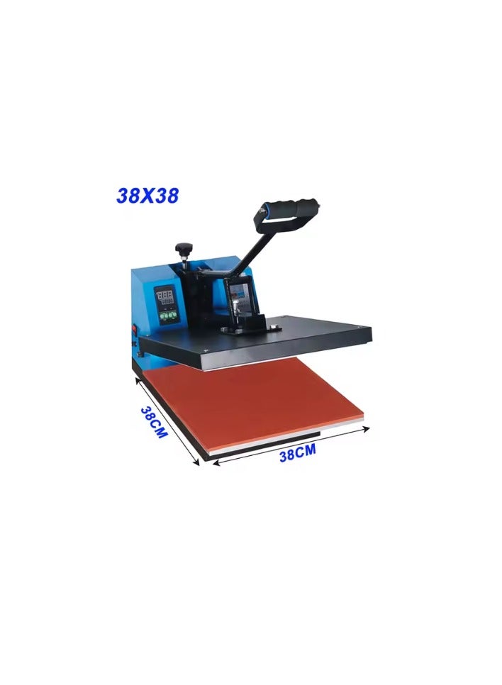 Kalon 38 x 38cm Manual T-shirt Heat Press Machines Blue Heat Transferring Machine For sublimation bag Clothing Heat-Transfer Machines  - Image 2