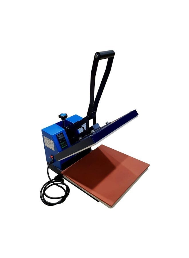 Kalon 38 x 38cm Manual T-shirt Heat Press Machines Blue Heat Transferring Machine For sublimation bag Clothing Heat-Transfer Machines - Image 1