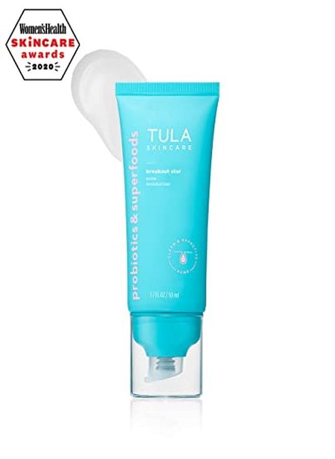TULA - Skin Care Breakout Star Acne Moisturizer | Lightweight Hydrating Moisturizer Treats & Prevents Breakouts Formulated With Azelaic & Salicylic Acid | 17 Fl Oz - Image 1