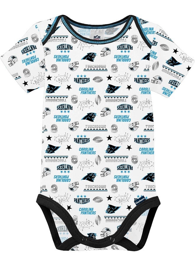 Gerber NFL Baby Boys 3 Pack Short Sleeve Bodysuit  - Image 2