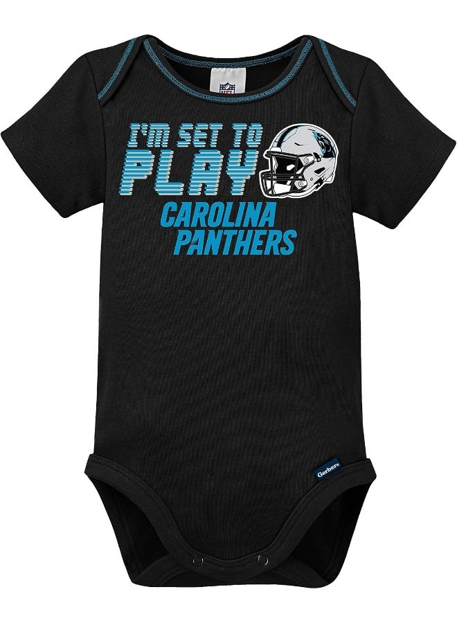 Gerber NFL Baby Boys 3 Pack Short Sleeve Bodysuit  - Image 4